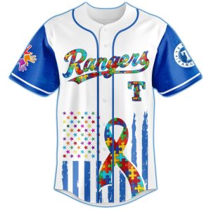 Rangers Autism Awareness Month Jersey 20251