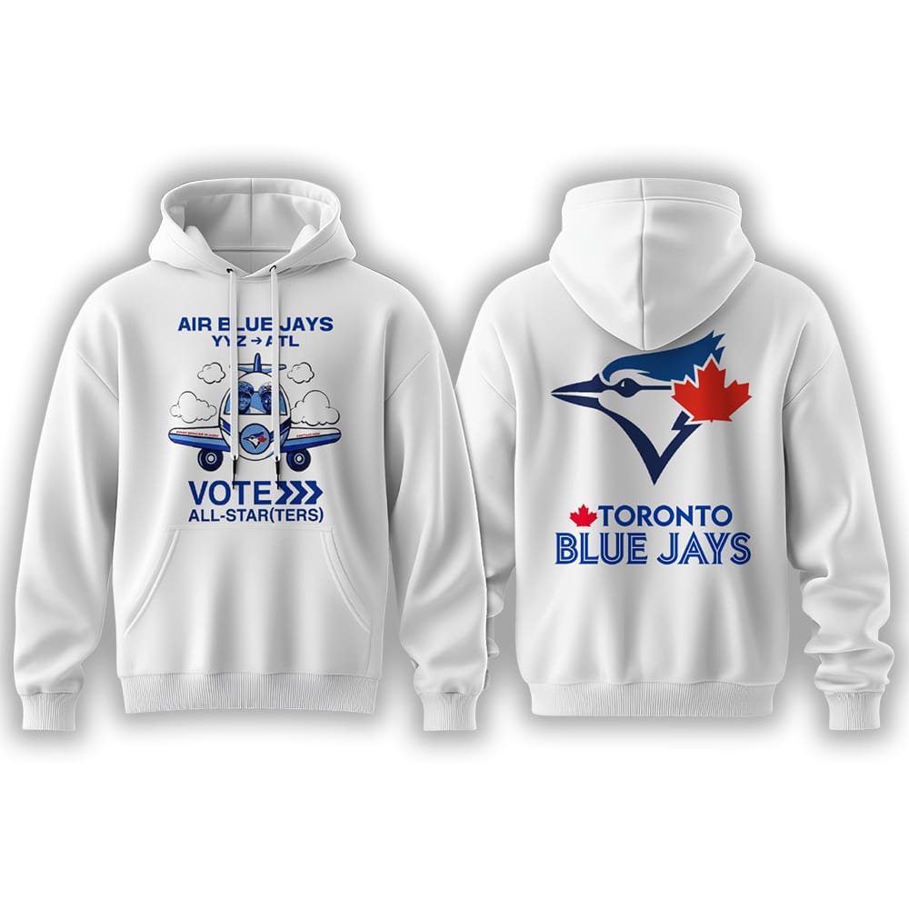 Air Blue Jays YYZ ATL Vote All Star Hoodie 2025 Air Blue Jays YYZ ATL Vote All Star Hoodie 2025