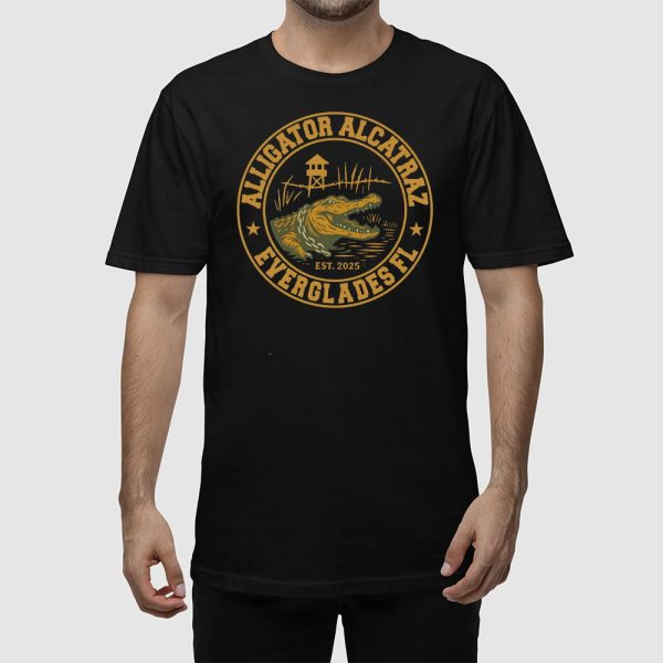 Alligator Alcatraz Everglades FL Est 2025 Shirt