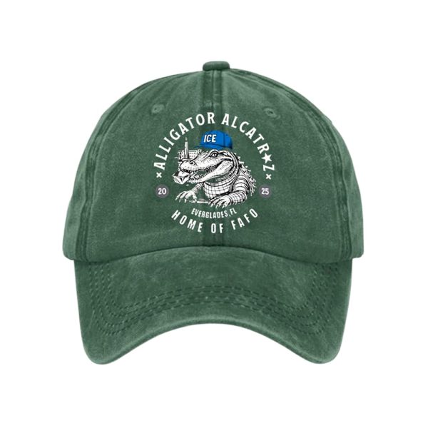 Alligator Alcatraz Everglades Home Of Fafo 2025 Hat