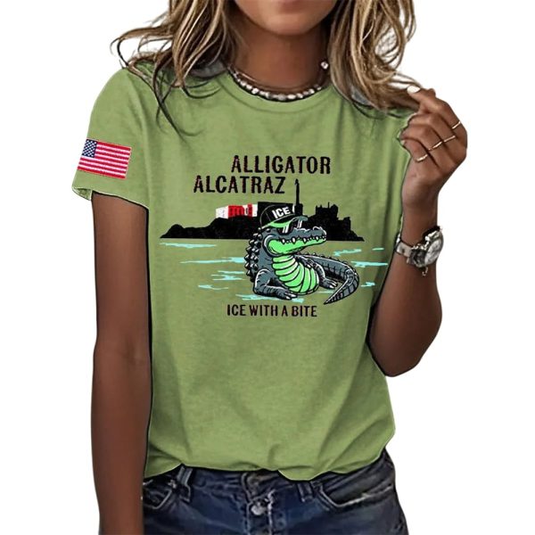 Alligator Alcatraz ICE With A Bite Shirt