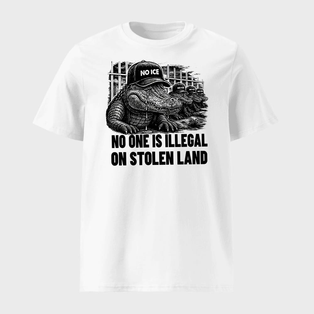 Alligator Alcatraz No One Is Illegal On Stolen Land Shirt 1 Alligator Alcatraz No One Is Illegal On Stolen Land Shirt