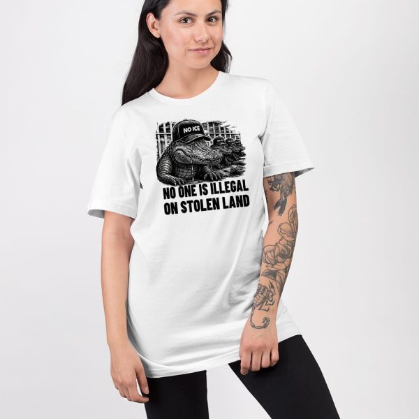 Alligator Alcatraz No One Is Illegal On Stolen Land Shirt
