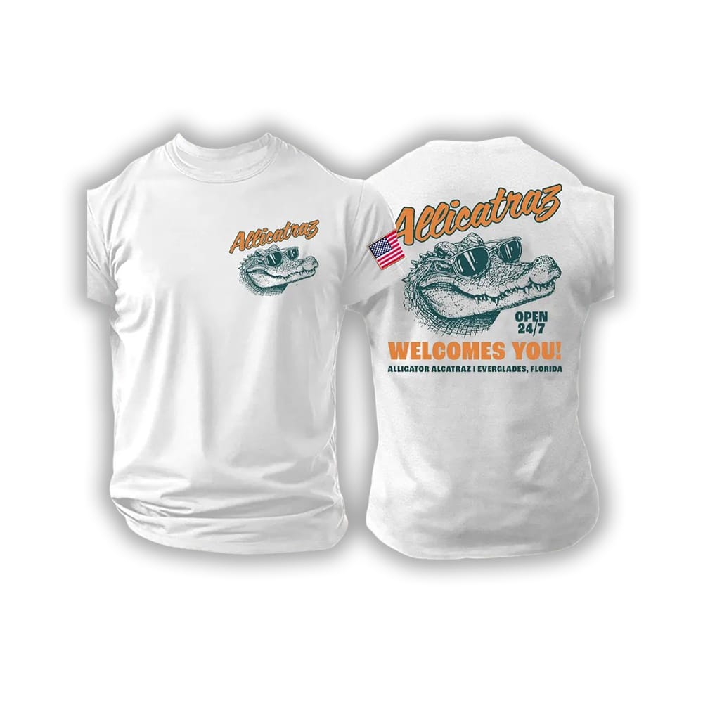 Alligator Alcatraz Open 24 7 Welcomes You Shirt Alligator Alcatraz Open 24 7 Welcomes You Shirt