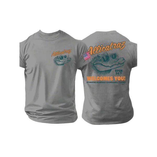 Alligator Alcatraz Open 24 7 Welcomes You Shirt