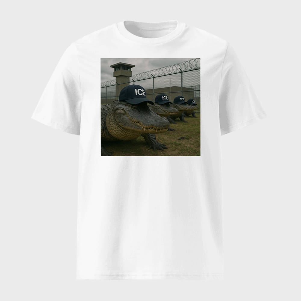 Alligator wearing Ice Hat Shirt 1 Alligator wearing Ice Hat Shirt