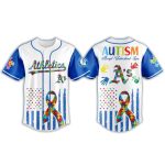 Athletics Autism Awareness Month Jersey 2025