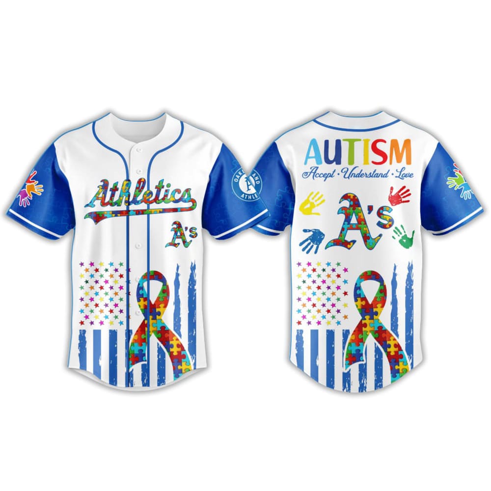 Athletics Autism Awareness Month Jersey 2025 Athletics Autism Awareness Month Jersey 2025