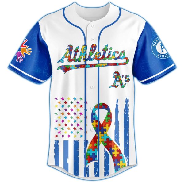 Athletics Autism Awareness Month Jersey 2025