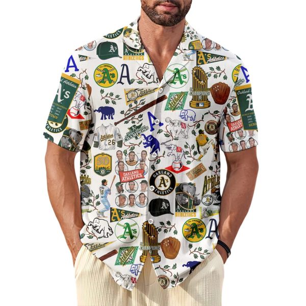 Athletics World Series Vintage Hawaiian Shirt