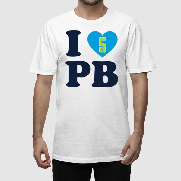 Azzi Fudd Wearing I Love Pb Paige Bueckers Shirt