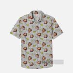 Bananas And Gorillas Pattern Hawaiian Shirt