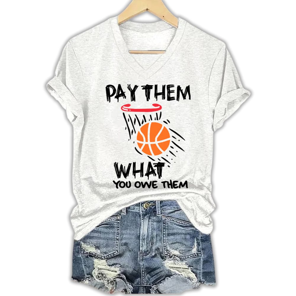 Basketball Pay Them What You Owe Them Shirt Basketball Pay Them What You Owe Them Shirt