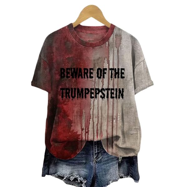 Beware Of The Trumpepstein Bloody Halloween Shirt