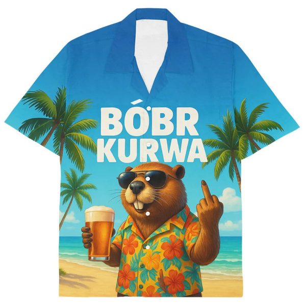 Bobr Kurwa Summer Hawaiian Shirt