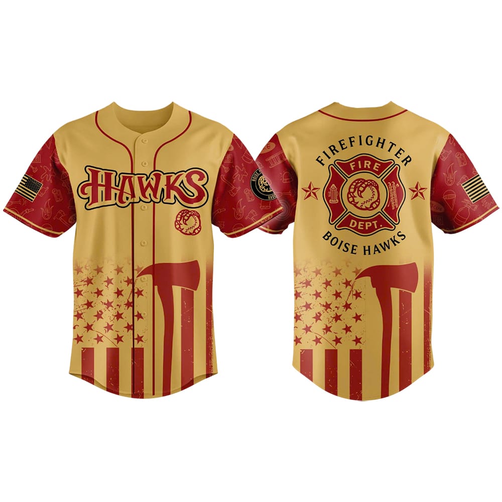 Boise Hawks Firefighter Appreciation Jersey 2025 Boise Hawks Firefighter Appreciation Jersey 2025
