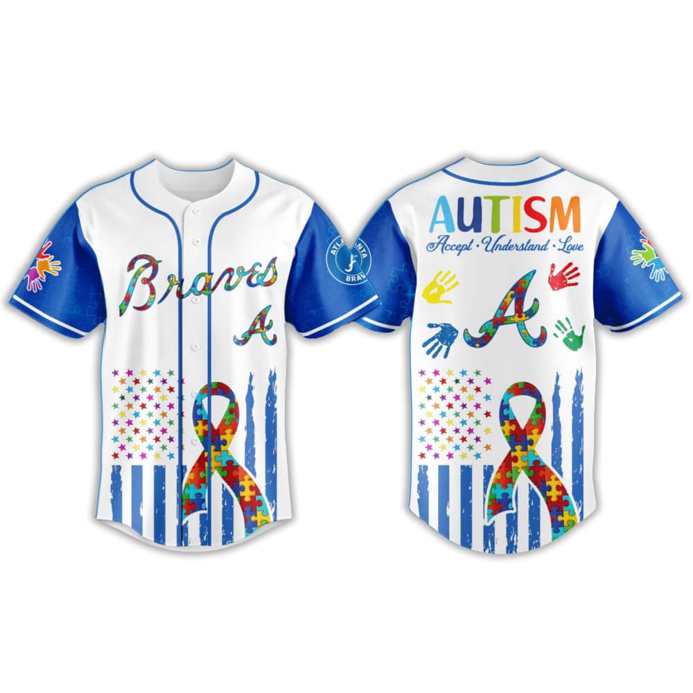 Braves Autism Awareness Month Jersey 2025 Braves Autism Awareness Month Jersey 2025