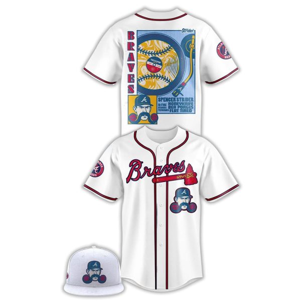Braves Spencer Strider Baseball Jersey 2025