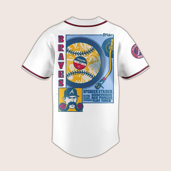 Braves Spencer Strider Baseball Jersey 2025