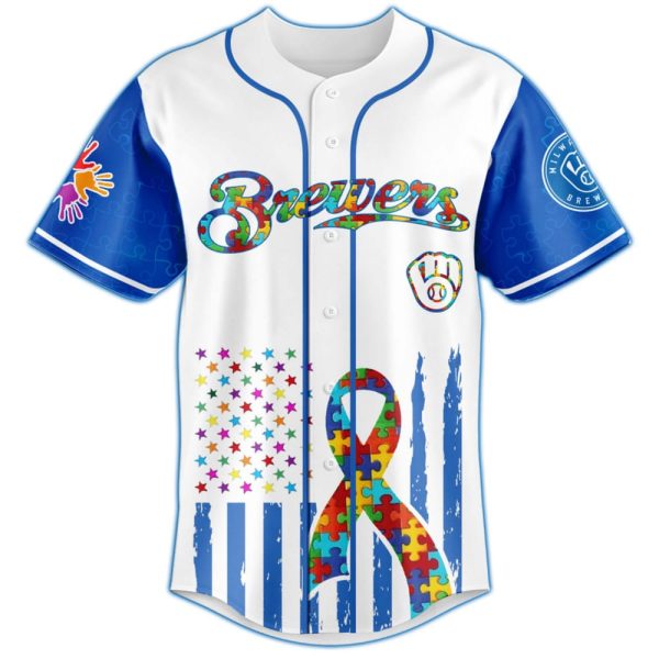 Brewers Autism Awareness Month Jersey 2025