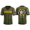 Browns US ARMY 250th Birthday Celebration Football Jersey 2025