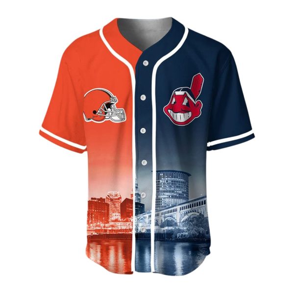 Browns x Indians Customized Baseball Jersey