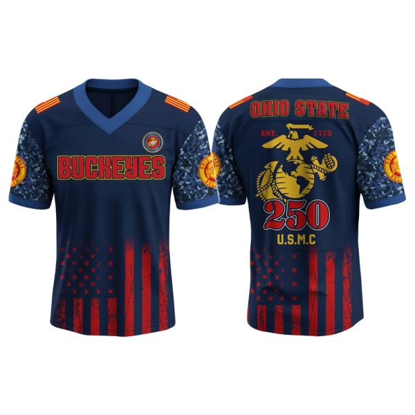 Buckeyes 250th Birthday USMC Jersey