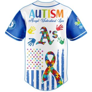Athletics Autism Awareness Month Jersey 20252