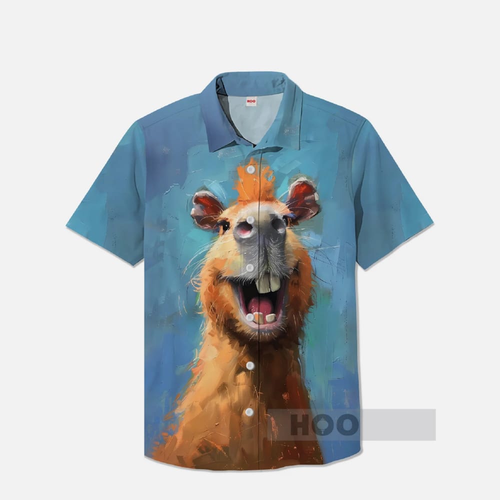 Capybara Funny Animals Hawaiian Shirt Capybara Funny Animals Hawaiian Shirt