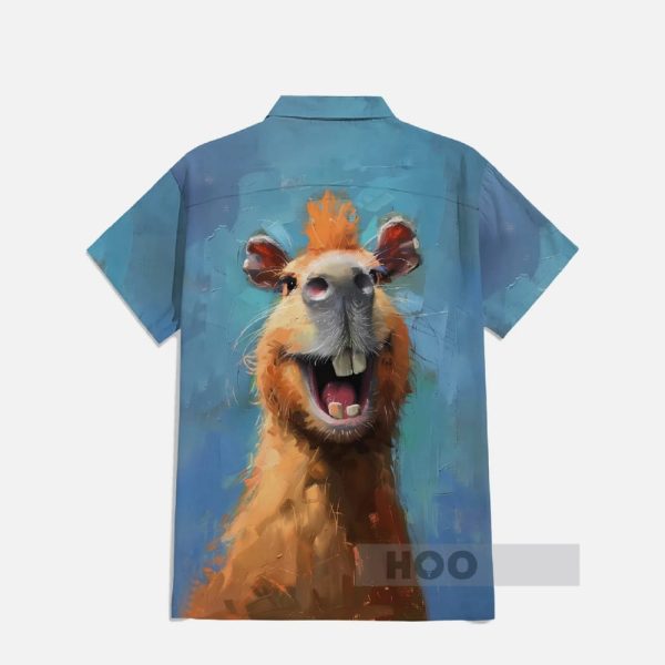 Capybara Funny Animals Hawaiian Shirt