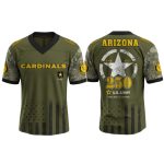 Cardinals US ARMY 250th Birthday Celebration Football Jersey 2025