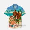 Cartoon Tribesmen And Bikini Beauty Hawaiian Shirt