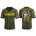 Chiefs US ARMY 250th Birthday Celebration Football Jersey 2025