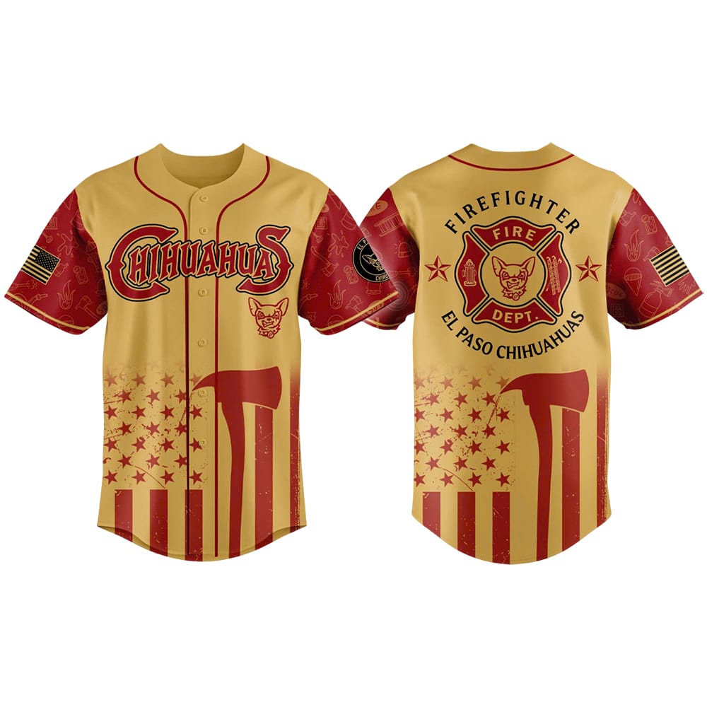 Chihuahuas Firefighter Appreciation 2025 Jersey Chihuahuas Firefighter Appreciation 2025 Jersey