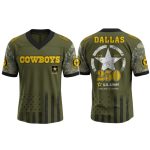Cowboys US ARMY 250th Birthday Celebration Football Jersey 2025