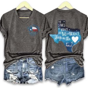 Texas Strong The Stars At Night Are Big And Bright Deep In The Heart Of Texas Shirt3