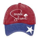 Damn Strait Country Music Fan Design Print Hat