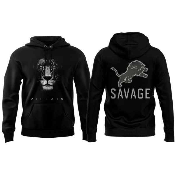Dan Campbell Lions Villain Savage 2025 Hoodie