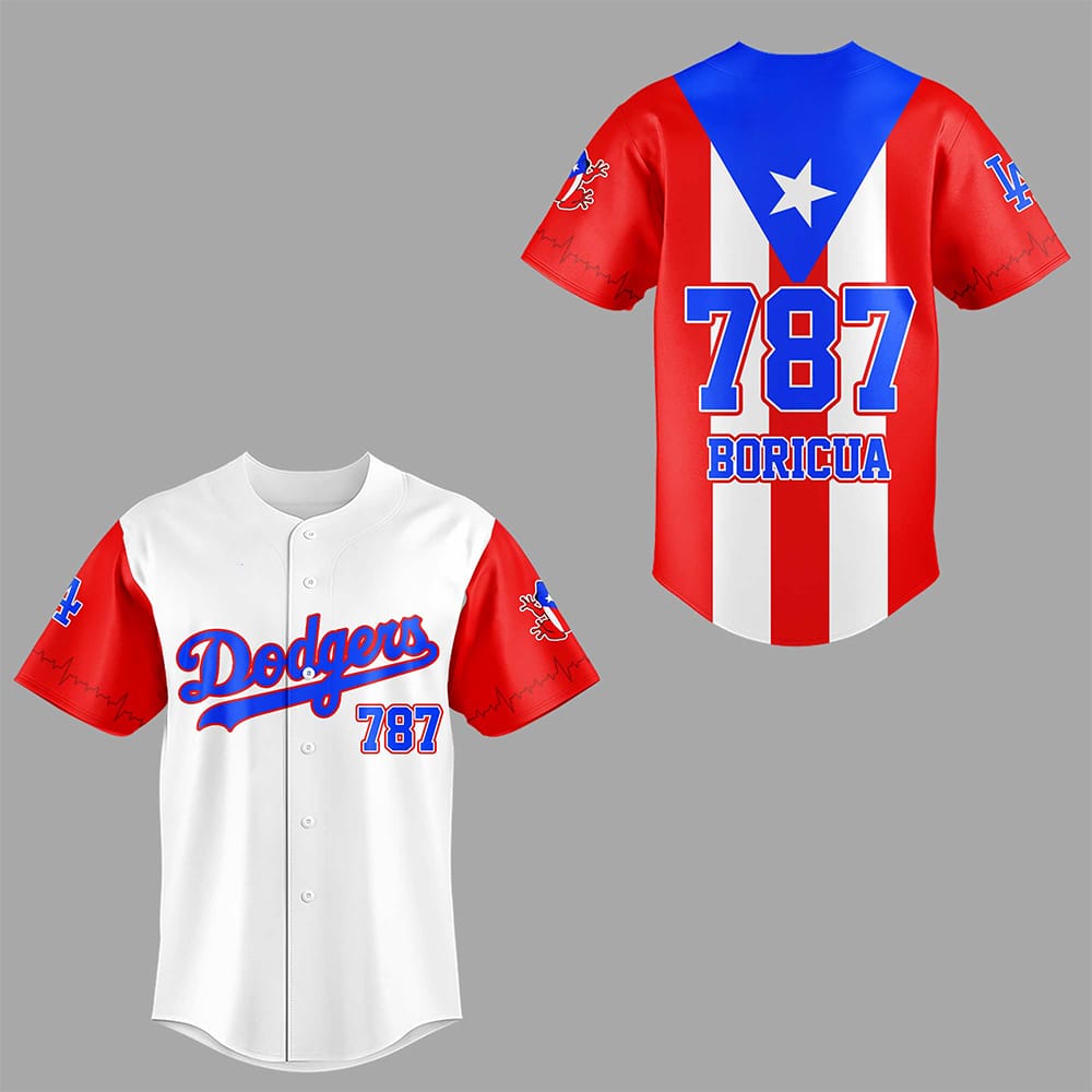 Dodgers 787 Boricua Puerto Rico Night 2025 Jersey Dodgers 787 Boricua Puerto Rico Night 2025 Jersey