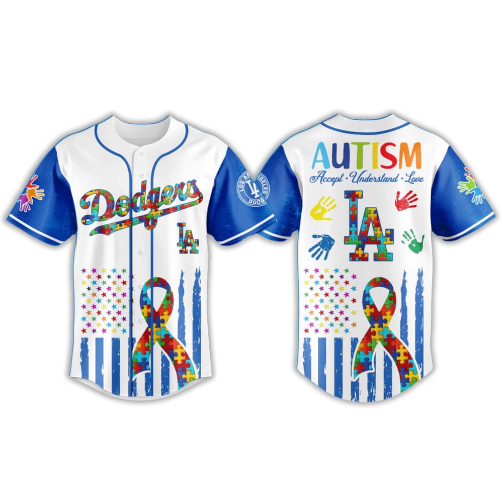 Dodgers Autism Awareness Month Jersey 2025 Dodgers Autism Awareness Month Jersey 2025
