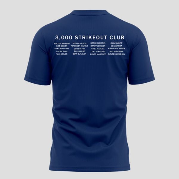 Dodgers Clayton Kershaw’s 3000th-Strikeout 2025 Shirt