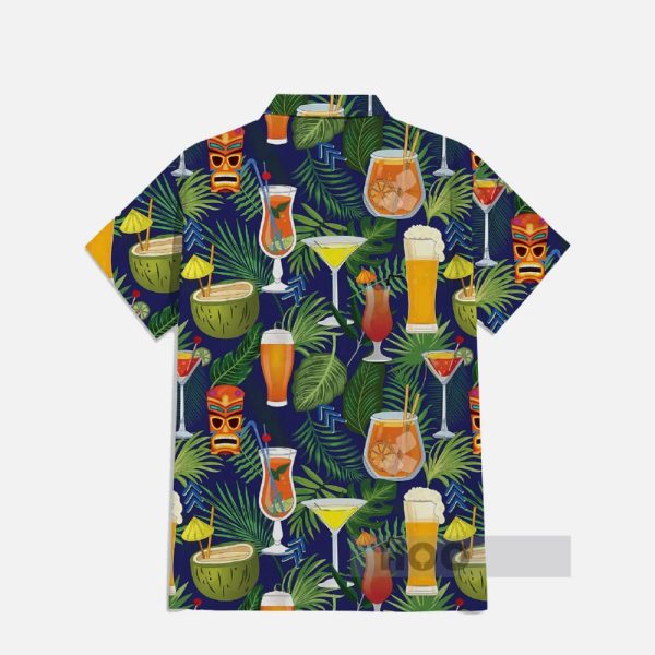Drinks And Leaves Hawaiian Shirt