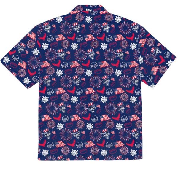 Erie SeaWolves Patriotic Button-Up Hawaiian Shirt 2025 Giveaway