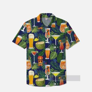 Drinks And Leaves Hawaiian Shirt