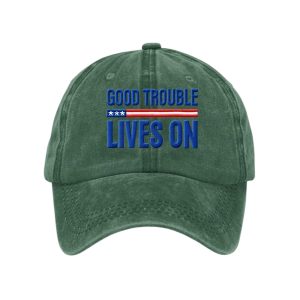 Unisex FDT Good Trouble Lives On Printed Hat2