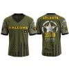Falcons US ARMY 250th Birthday Celebration Football Jersey 2025