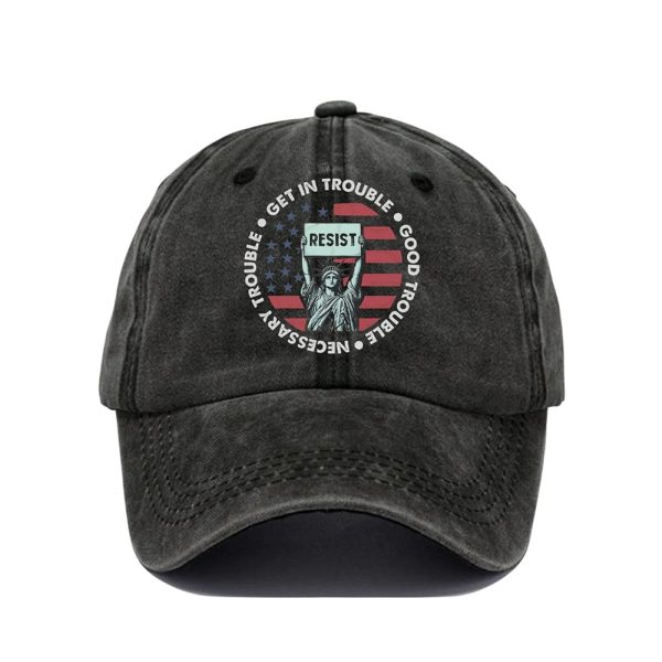 Get In Trouble Good Trouble Necessary Trouble Resist Hat