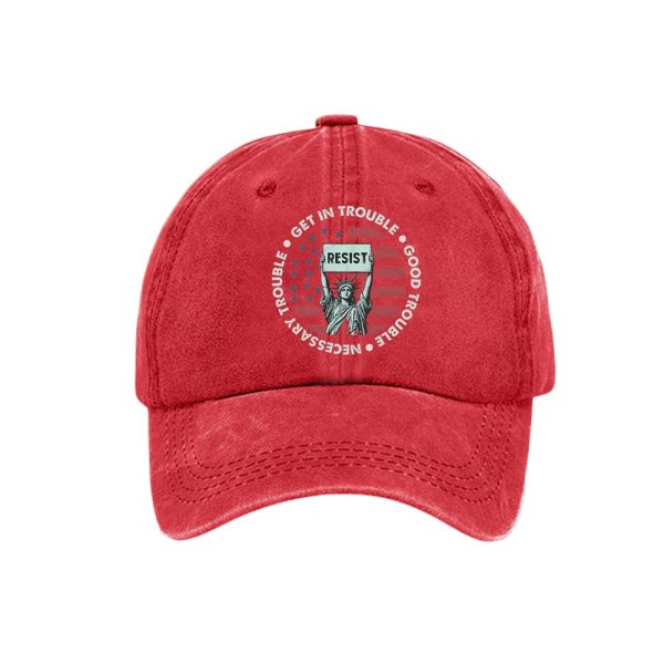 Get In Trouble Good Trouble Necessary Trouble Resist Hat