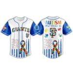Giants Autism Awareness Month Jersey 2025