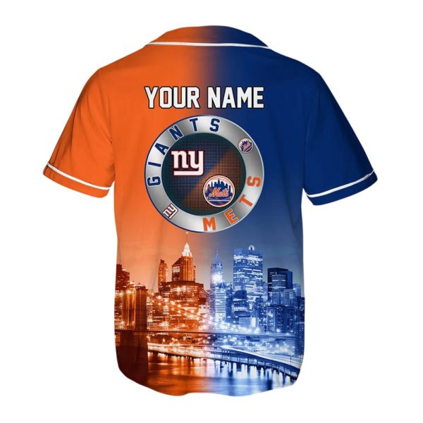 Giants x Mets Customized Baseball Jersey